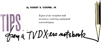 Tips from a TVDX-er's Notebook, November 1957 Radio-Electronics - RF Cafe