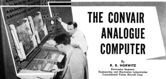 The Convair Analogue Computer, January 1954 Radio & Television News - RF Cafe
