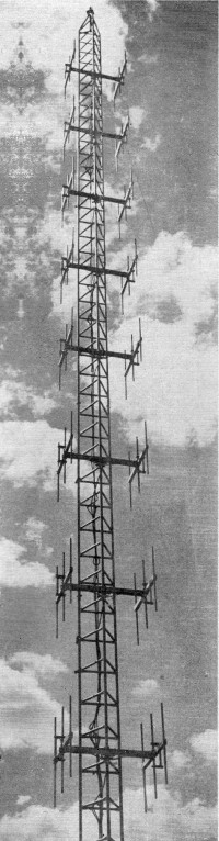 An 8-stack. 48-element array operating in 160-mc. range - RF Cafe