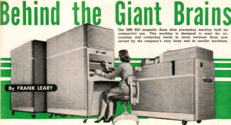 Behind the Giant Brains (Part 1), January 1957 Radio & Television News - RF Cafe