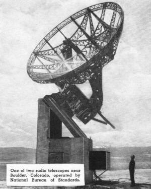 One of two radio telescopes near Boulder, Colorado - RF Cafe