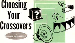 Choosing Your Crossovers, October 1957 Radio & TV News - RF Cafe