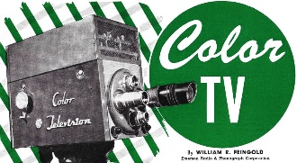 Experimental single-tube color TV camera - RF Cafe