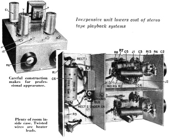 Playback Preamp for Stereo Tapes, April 1958 Radio-Electronics - RF Cafe