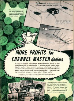 Channel Master Antennas Advertisement - RF Cafe