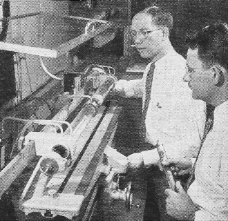 Bell Labs Germanium Refining, May 1954 Radio & Television News - RF Cafe