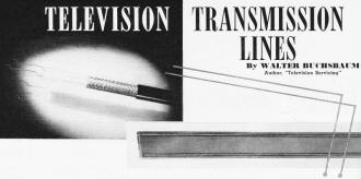 Federal Telephone's recently developed 300-ohm shielded television cable - RF Cafe