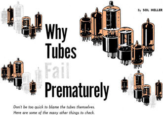 Why Tubes Fail Prematurely, September 1958 Radio & TV News - RF Cafe