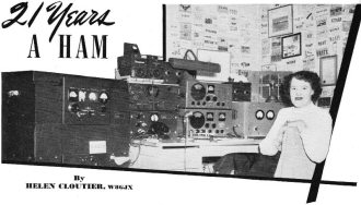 21 Years a Ham, September 1950 Radio & Television News Article - RF Cafe