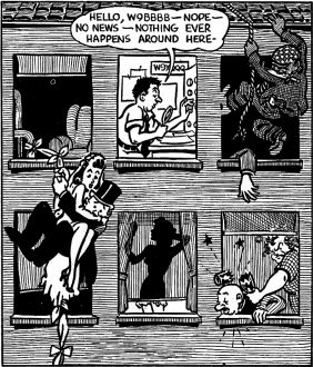 Electronics-Themed Comic (p33a) July 1940 Radio News - RF Cafe