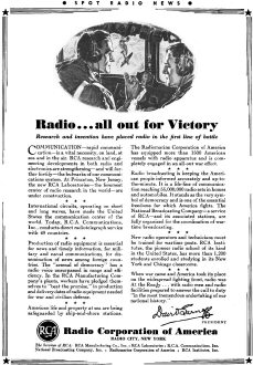 RCA Advertisement, February 1942 Radio News - RF Cafe