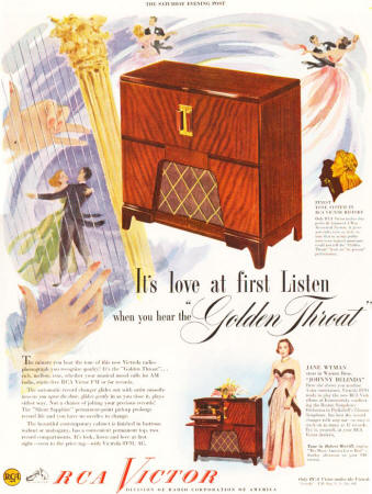 RCA Victor Advertisement from the November 6, 1948, Saturday Evening Post - RF Cafe