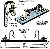 Grid Leak Mounting - RF Cafe