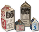 National Missing Children on milk cartons - RF Cafe