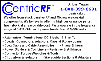 Centric RF (RF passive components) - RF Cafe
