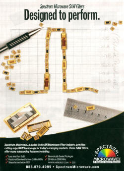 RF Cafe - Spectrum Microwave Magazine Advertisement, April 2010