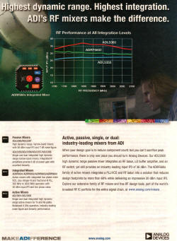 RF Cafe - Analog Devices magazine advertisement
