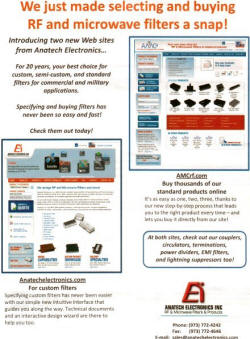 RF Cafe - Anatech Electronics Magazine Advertisement, August 2010