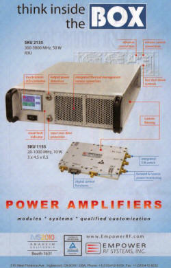 RF Cafe - Empower RF Systems Magazine Advertisement, June 2010