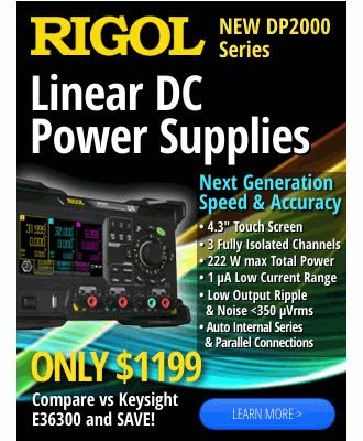 Rigol DP2000 DC Power Supply - RF Cafe