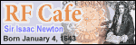 Sir Isaac Newton's Birthday.  Please click here to visit RF Cafe.