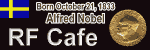 Alfred Nobel born today - RF Cafe