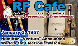Day in Engineering History January 3 Archive - RF Cafe