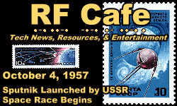 Day in Engineering History October 4 Archive - RF Cafe