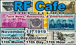 Day in Engineering History November 11 Archive - Happy Veteran's Day! - RF Cafe
