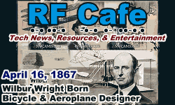 Day in Engineering History April 16 Archive - RF Cafe
