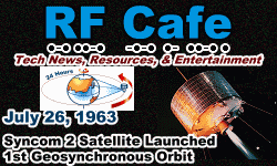 Day in Engineering History July 26 Archive - RF Cafe