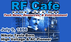 Day in Engineering History July 9 Archive - RF Cafe