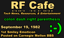 Day in Engineering History September 19 Archive - RF Cafe