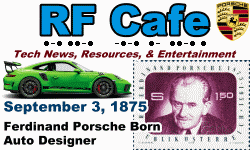 Day in Engineering History September 3 Archive - RF Cafe