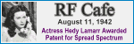 Hedy Lamarr awarded spread spectrum patent - Please click here to visit RF Cafe.