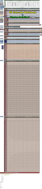 RF Cascade Workbook vL System Definition Screen - RF Cafe