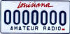 Louisiana Amateur Radio Specialty License Plate - RF Cafe