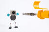 RF Cafe Cool Pic - Lenny's & Meriel's Electronics Art - "Stickup"
