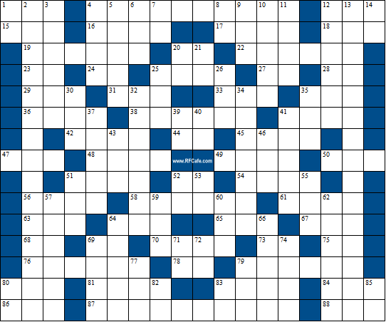 Engineering & Science Crossword Puzzle May 17, 2020 - RF Cafe