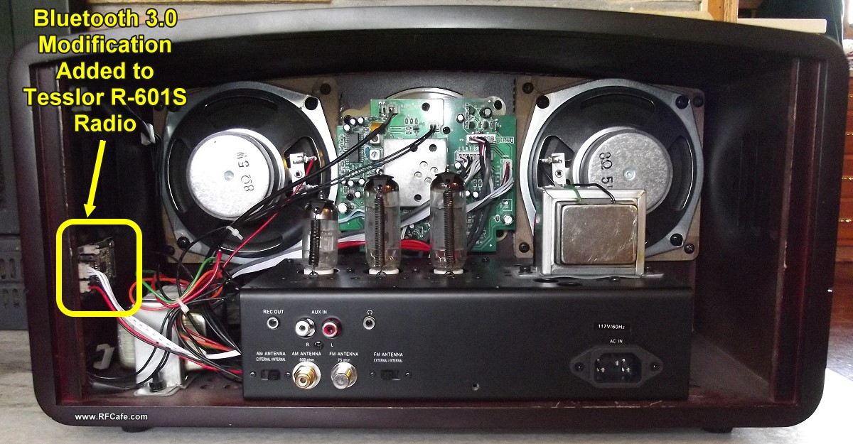 NEW-vacuum tube-FM-radio retro sound valve stereo radio kit housing 
