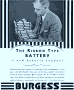 Burgess Battery Advertisement, August 1934 QST - RF Cafe