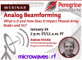 Analog Beamforming Webinar - RF Cafe