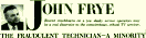 The Fraudulent Technician - A Minority, May 1964 Electronics World - RF Cafe