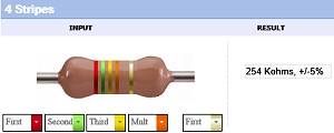 Resistor Color Code Decoder (Federal Custom Cable) - RF Cafe