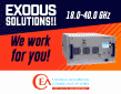 Exodus Advanced Communications Intros 18-40 GHz, 40 W Power Amplifiers - RF Cafe