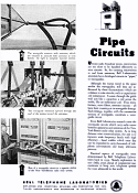 Bell Telephone Laboratories Advertisement: Pipe Circuits, November 1948 Radio & Television News - RF Cafe