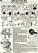 Belmont Model 678 Auto-Radio Set Radio Service Data Sheet, August 1940 Radio-Craft - RF Cafe