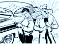 Carl & Jerry: TV Picture, June 1955 Popular Electronics - RF Cafe
