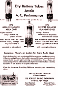 De Forest Radio Company Advertisement, December 1931 QST - RF Cafe