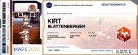 NASA Mars 2020 Lander Boarding Pass - RF Cafe
